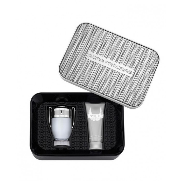 Paco Rabanne Invictus EDT 100 ml + Shower Gel 100 ml Erkek Parfüm Seti Paco Rabanne Invictus EDT 100 ml + Shower Gel 100 ml Erkek Parfüm Seti